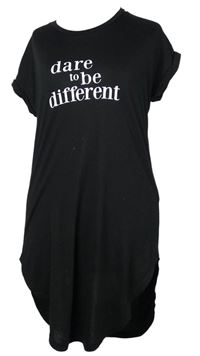 Dámská černá tunika s nápisem Primark 