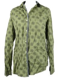 Pánská khaki květovaná košile White Stuff 
