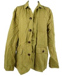 Pánská olivová košilová bunda John  Lewis 