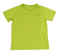 Neonově zelené sportovní funkční tričko Quechua