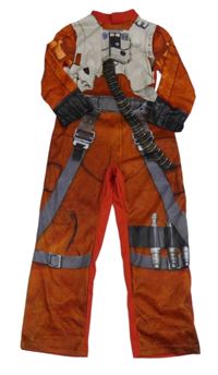 Kostým-Světlešedo-červený overal- Star Wars