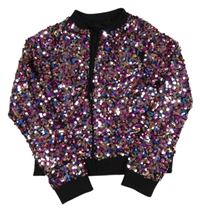 Barevná flitrovaná bunda C&A