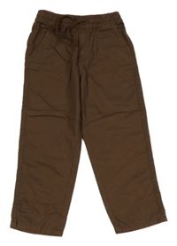 Hnědé teplákové rifle H&M