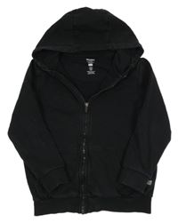 Černá propínací mikina s kapucí F&F