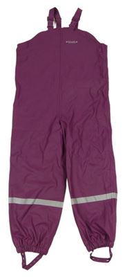 Purpurové voděodolné laclové kalhoty BMS 
