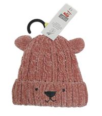 Nové - Růžová žinylková čepice F&F