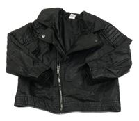 Černá koženková bunda H&M