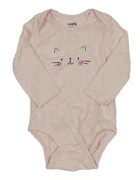 Světlerůžové body s kočkou Sinsay