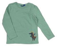 Zelené mikinotriko s krokodýlem Lupilu