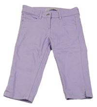 Lila teplákové capri rifle Pocopiano