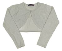 Stříbrné svetrové bolerko zn. Orsolino