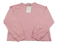 Nové - Růžové oversize triko Zara