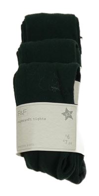 Nové - 2x - Tmavomodré punčocháče Nutmeg