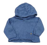 Modrý svetr s kapucí Matalan