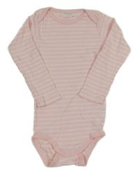 Světlerůžovo-bílé pruhované body Impidimpi