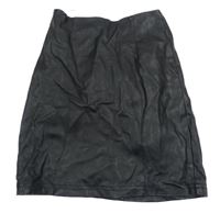 Černá koženková sukně Asos
