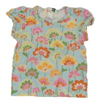 Pomněnkové květované tričko H&M