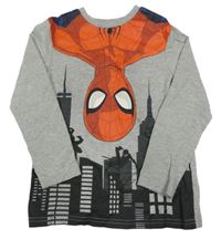 Šedé triko se Spider-manem George