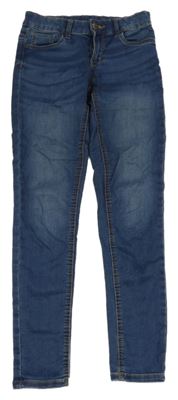 Modré elastické skinny rifle C&A
