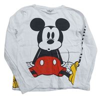 Bílé triko s Mickey Disney