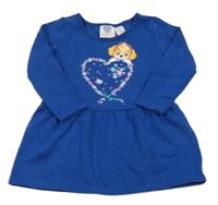 Safírové teplákové šaty s PAW PATROL - Skye nickelodeon