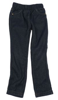 Tmavomodré zateplené tregíny riflového vzhledu Topolino