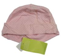 Nové - světlerůžová čepice s hvězdičkami Topomini