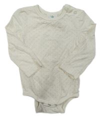 Smetanovo-růžové puntíkaté body Topomini