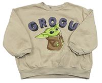 Béžová mikina s Grogu - Star Wars H&M