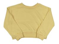 Žlutá crop mikina Primark