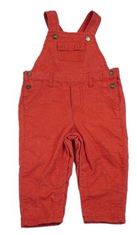 Červené laclové kalhoty Benetton