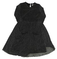 Černé třpytivé šaty Young Idol