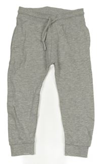 Šedé melírované tepláky Matalan