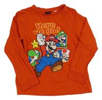 Červené triko s Mariem C&A