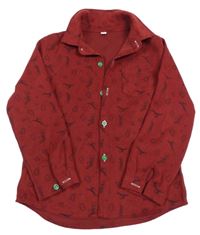 Vínová košile s vánočním motivem