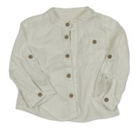 Smetanová košile s kapsou C&A