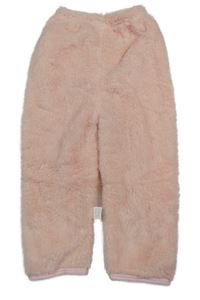 Růžové chlupaté tepláky