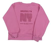 Růžová mikina s nápisem Primark