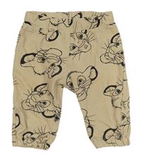 Béžové tepláky s Lvím králem Primark