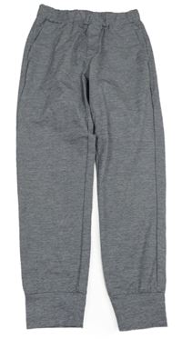 Šedé melírované sportovní tepláky UNIQLO