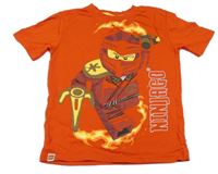 Červené tričko s Lego Ninjago 