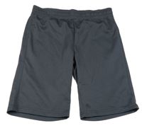 Tmavošedé sportovní kraťasy C&A