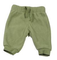 Khaki fleecové tepláky Primark