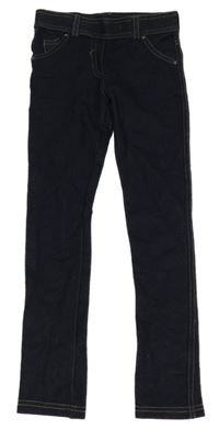 Tmavomodré tregíny rifllového vzhledu C&A