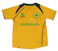 Hořčicové fotbalové tričko - Austrálie