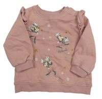 Růžová mikina s Minnie Disney