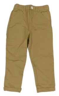 Béžové plátěné kalhoty BHS