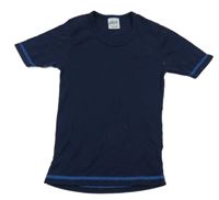 Tmavomodré funkční tričko Alive