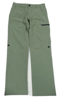 Zelené outdoorové kalhoty s kapsami Hip&Hopps