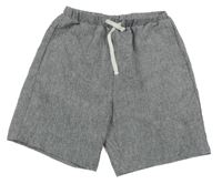 Šedé melírované kraťasy Shein